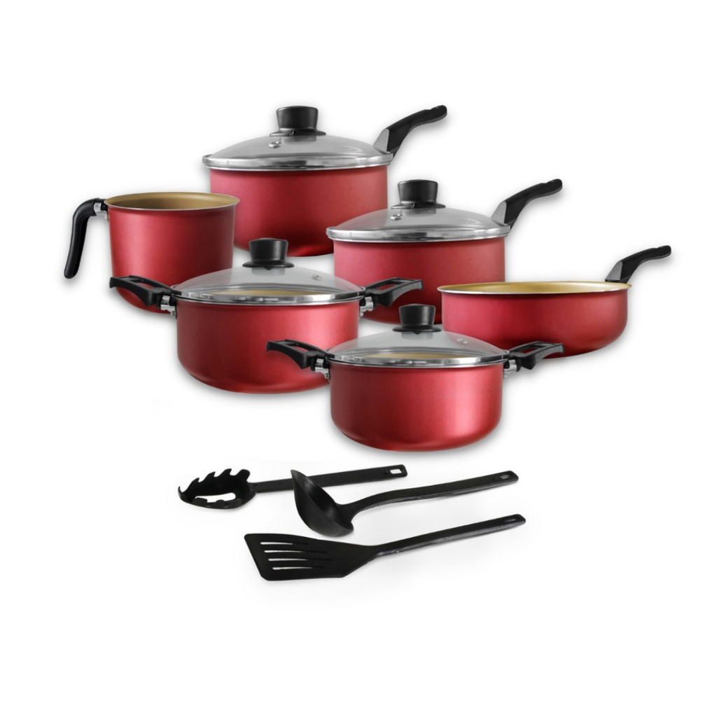 Jogo de Panelas Antiaderente Ceramica Cooktop Fogão Indução Kit 8